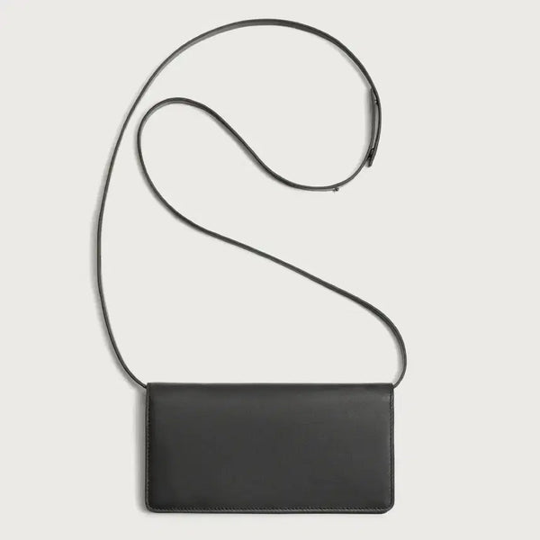 [BUNJANG] Zara Leather Wallet Crossbody Bag / 자라 레더 월렛 크로스백