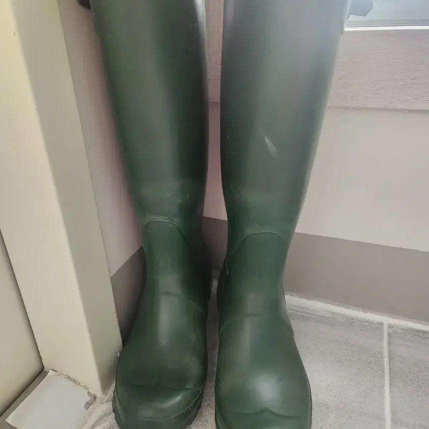 [BUNJANG] Hunter Original Tall Rain Boots Green Size 230 / 헌터 롱 레인부츠 그린 230