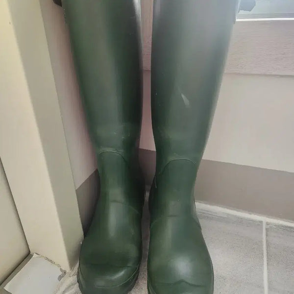 [BUNJANG] Hunter Original Tall Rain Boots Green Size 230 / 헌터 롱 레인부츠 그린 230