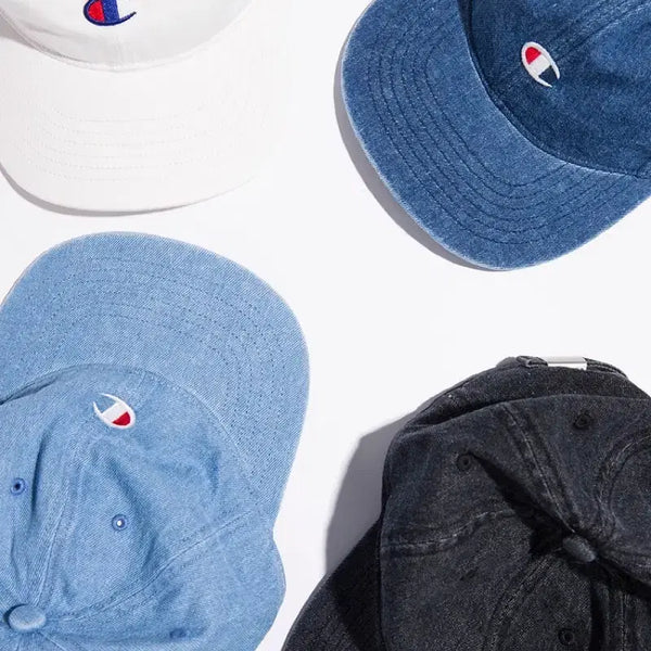 [BUNJANG] Champion Vintage Denim Baseball Cap / 챔피온 빈티지 데님 볼캡
