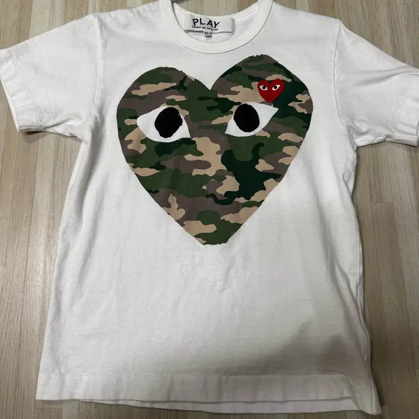 [BUNJANG] Comme des Garçons Camouflage T-Shirt / 꼼데가르송 카모플라주 티셔츠