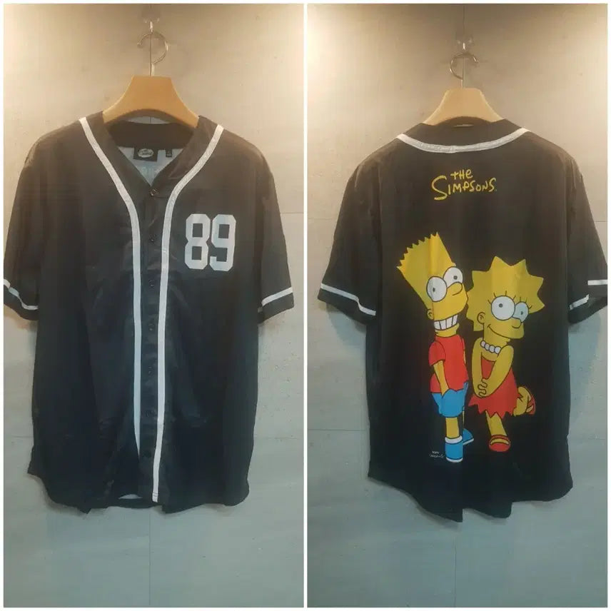 [BUNJANG] The Simpsons Family Jersey T-Shirt / 심슨 패밀리. 정품. 저지 반팔티.