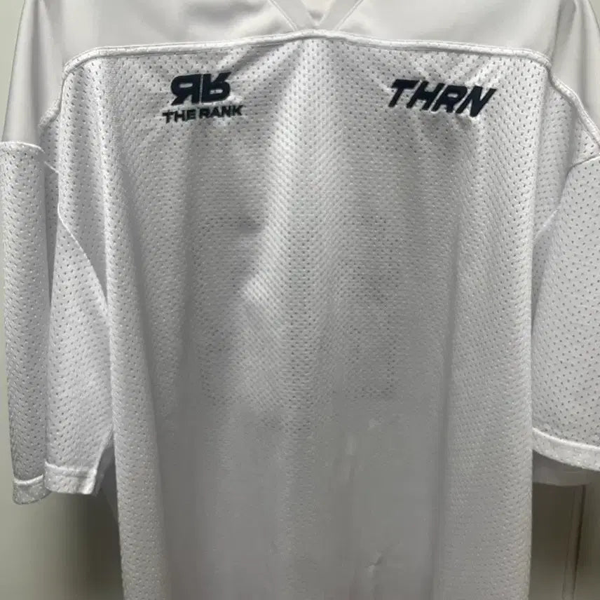 [BUNJANG] THE RANK Rugby Jersey Size 2 White / THE RANK 더랭크 럭비져지 2사이즈