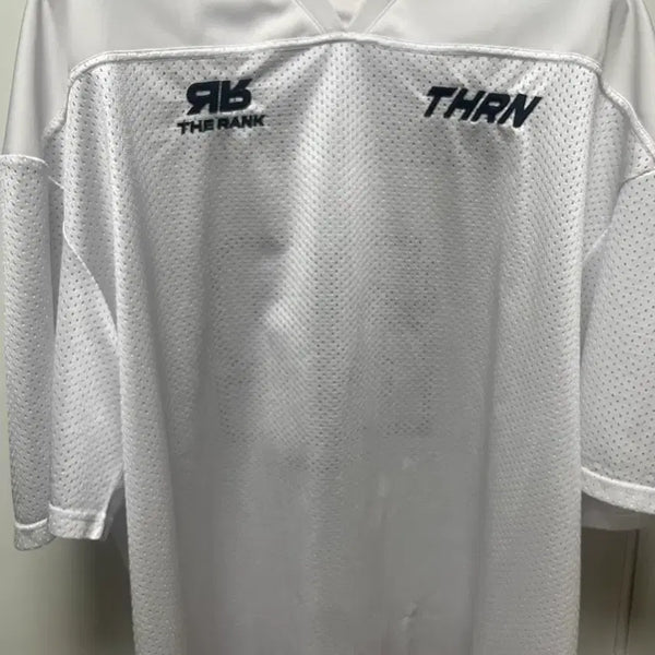 [BUNJANG] THE RANK Rugby Jersey Size 2 White / THE RANK 더랭크 럭비져지 2사이즈