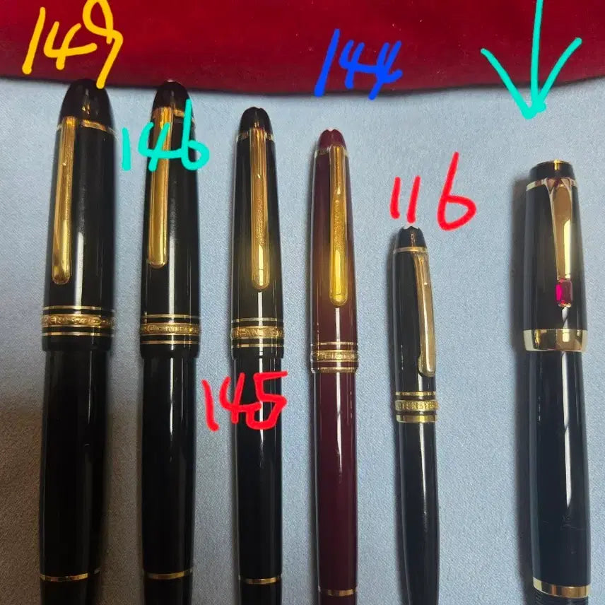 [BUNJANG] Montblanc Bohème Ruby Ballpoint Pen (Unused) / 몽블랑 만년필 보헴 루비 수성펜 (미사용 새것)