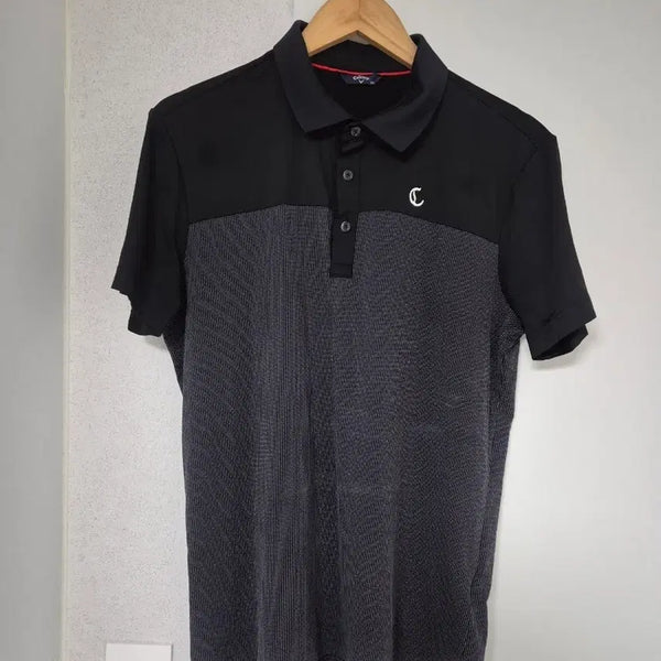[BUNJANG] Callaway Black Short Sleeve Polo Shirt / 캘러웨이 블랙 반팔