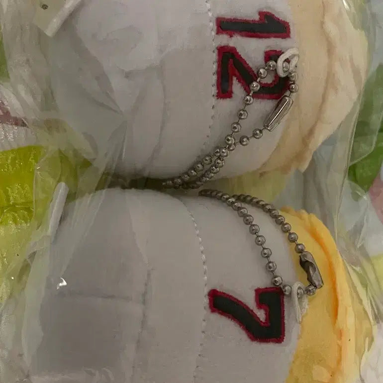 [BUNJANG] Kuroko's Basketball Mochi Manju Doll Keychain Set (12 & 7) / 쿠로코의 농구 모찌 만쥬 인형 키링 12번 7번