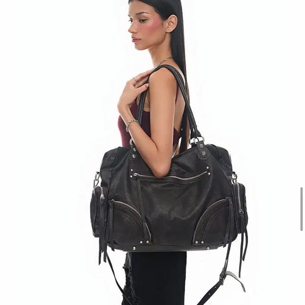 [BUNJANG] Blackpurple Shoulder Bag / 블랙퍼플 숄더백 (새상품)
