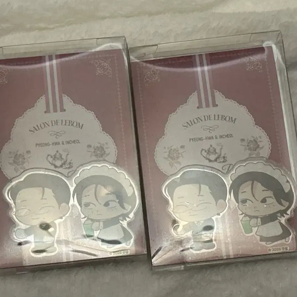 [BUNJANG] Salon de Bomb Lebom Joo Pyeong, Joo Eui Pyeong Couple SD Acrylic Block / 1개남음) 살롱드르봉 레봄 주평 주의평화 SD 커플 아크릴블록