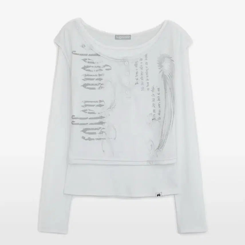 [BUNJANG] hugyourskin Pollen Angel Layered Top / 허그유어스킨 폴런 엔젤 레이어드 탑