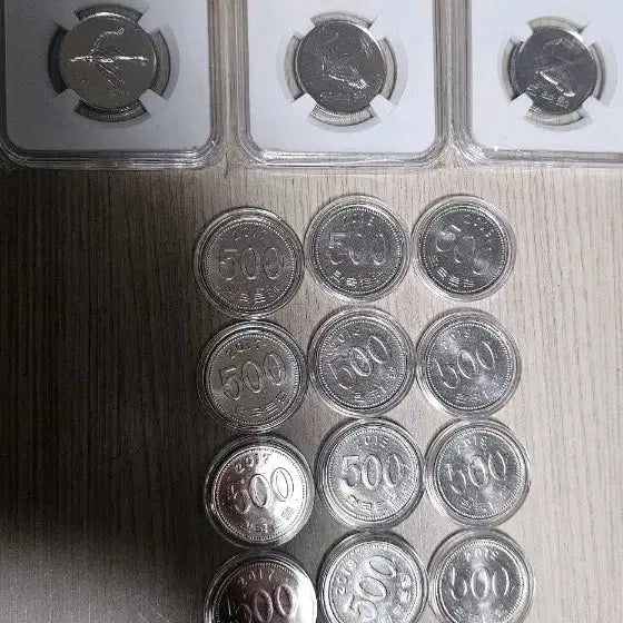 [BUNJANG] Korean 500 Won Coin Collection by Year (Unused) / (미사용)한국의 주화 500주 년도별  컬렉션 일괄