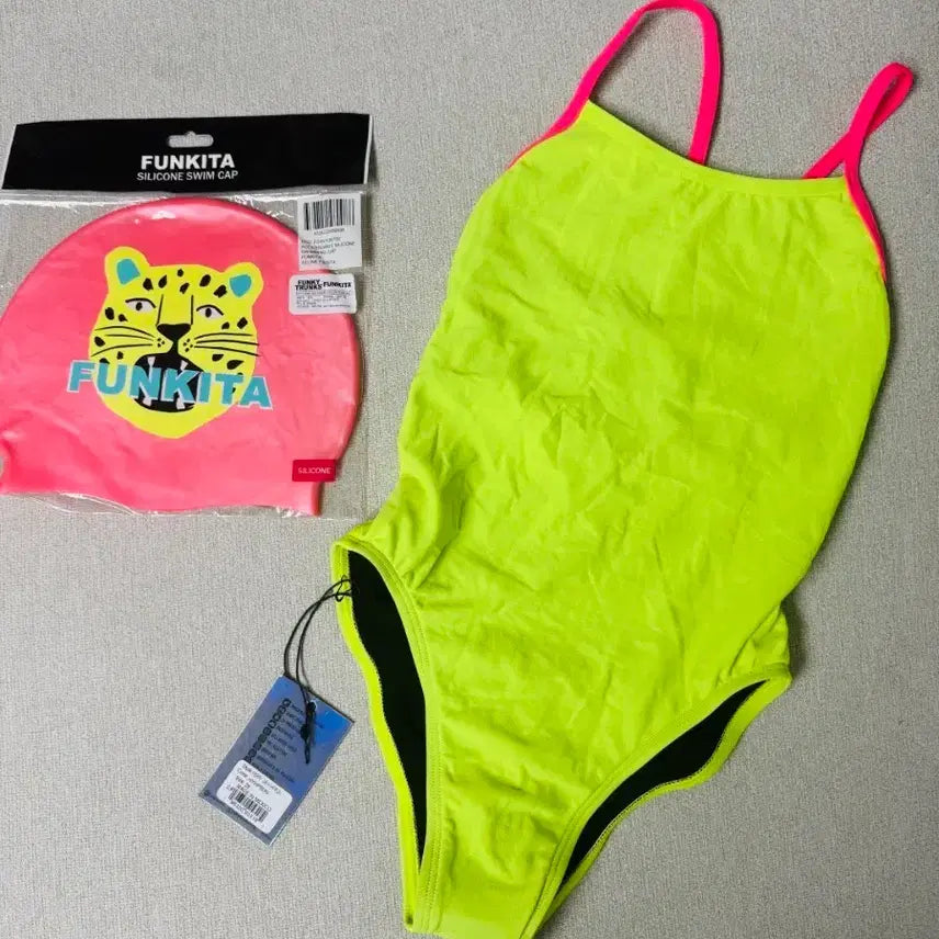 [BUNJANG] Funkita Silicone Swim Cap & JOLYN Perri Size 28 Bundle Set / 펑키타 수모 + 졸린 페리 하옐  28 일괄