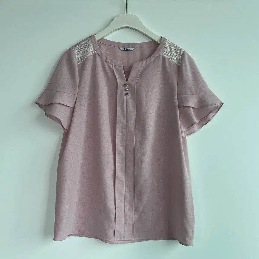 [BUNJANG] AB.F.Z Pink Lace Blouse Size 66 / ab.f.z 핑크 레이스 블라우스 66