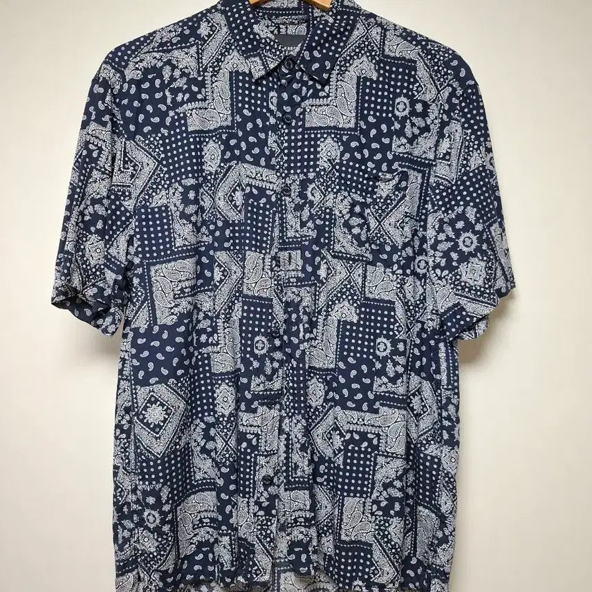 [BUNJANG] Buckaroo Paisley Pattern Short-Sleeve Shirt / 버커루 페이즐리 패턴 반팔 셔츠
