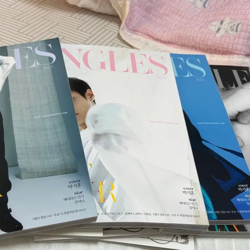 [BUNJANG] Park Ji Hoon Singles Magazine Set / 박지훈 싱글즈 잡지 [4종세트]