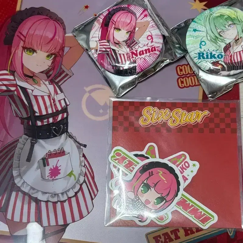 [BUNJANG] Stellive Nana & Rico Goods Bundle Set / 스텔라이브 팝업 나나,리코 굿즈 일괄