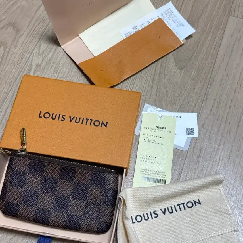 [BUNJANG] Louis Vuitton Damier Pattern Key Holder / 루이비통 다미에 키홀더