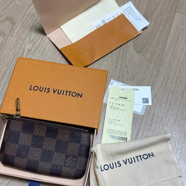[BUNJANG] Louis Vuitton Damier Pattern Key Holder / 루이비통 다미에 키홀더