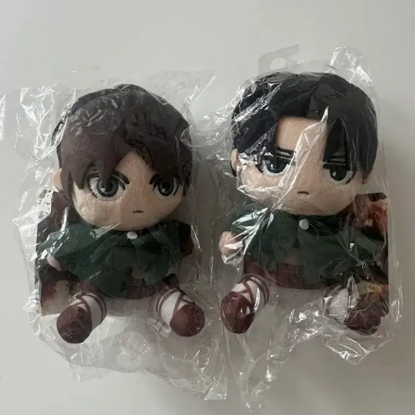 [BUNJANG] Attack on Titan Oswari Plush Bundle (Levi, Eren) / 진격의 거인 오스와리 누이 리바이 에렌 일괄