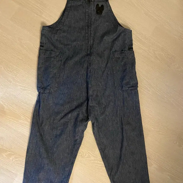 [BUNJANG] Life Work Denim Overall Pants Indigo / 라이프워크 데님 멜빵 바지