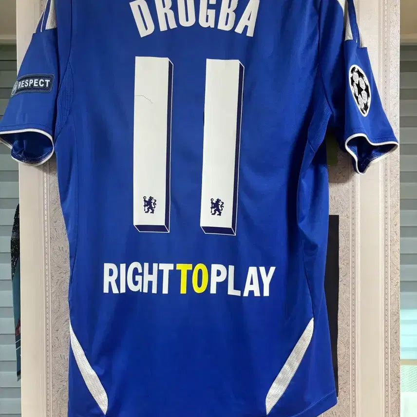[BUNJANG] Chelsea Drogba Replica Jersey L / 11-12 첼시 드로그바 레플리카 유니폼 L