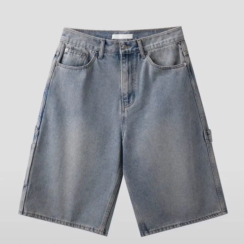 [BUNJANG] Branded Carpenter Denim Shorts Light Blue Size 30 / [30] 브랜디드 카펜터 데님 쇼츠 라이트 블루 색상 판매합니다.
