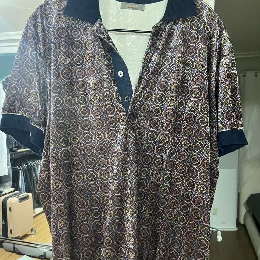 [BUNJANG] Volante Velvet Collar T-Shirt Size 2 / 볼란테 벨벳 카라티