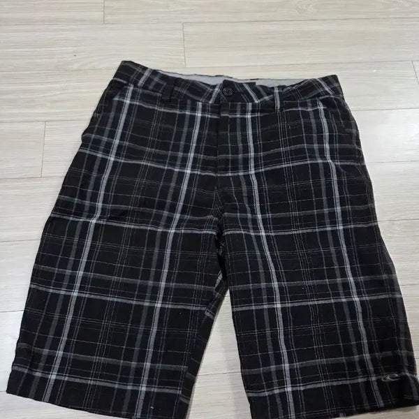 [BUNJANG] O'Neill Check Shorts Black / oneill체크 반바지 블랙
