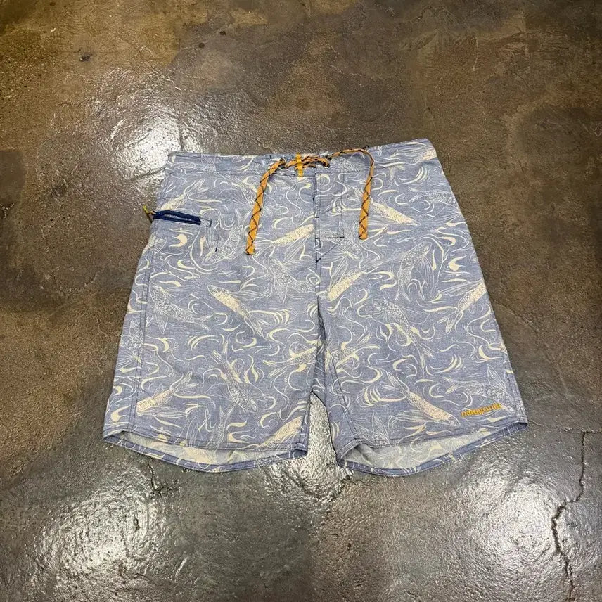 [BUNJANG] Patagonia Fish Pattern Swim Pants 32 / Patagonia 파타고니아 피쉬 패턴 스윔팬츠 32