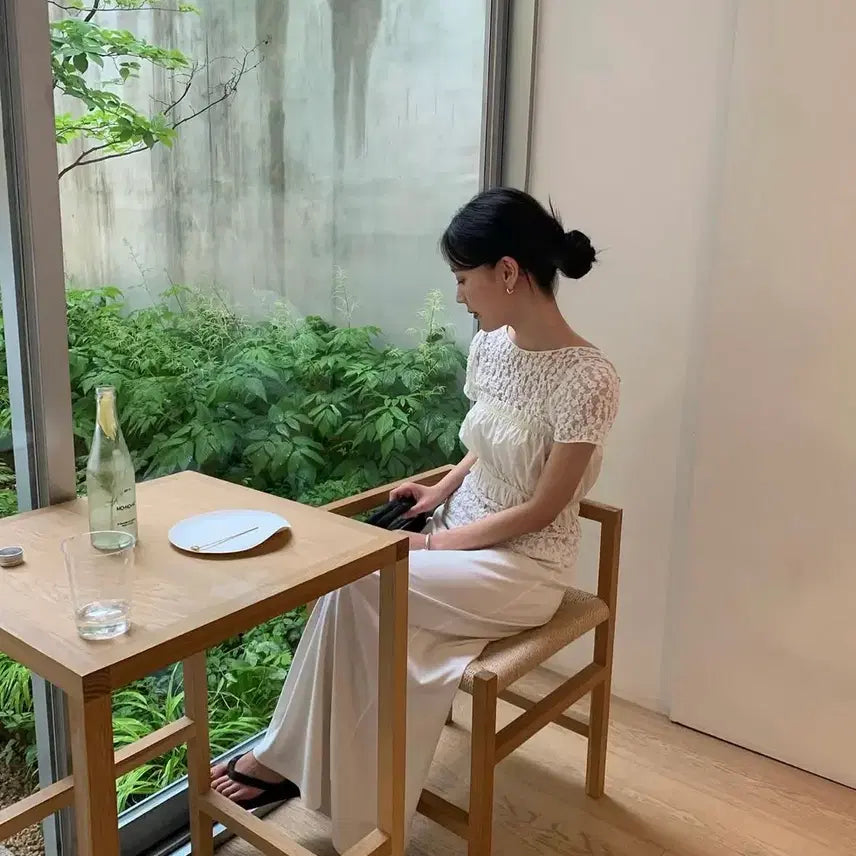 [BUNJANG] Monoha Jersey Long Skirt White / 모노하 monoha jersey long skirt white