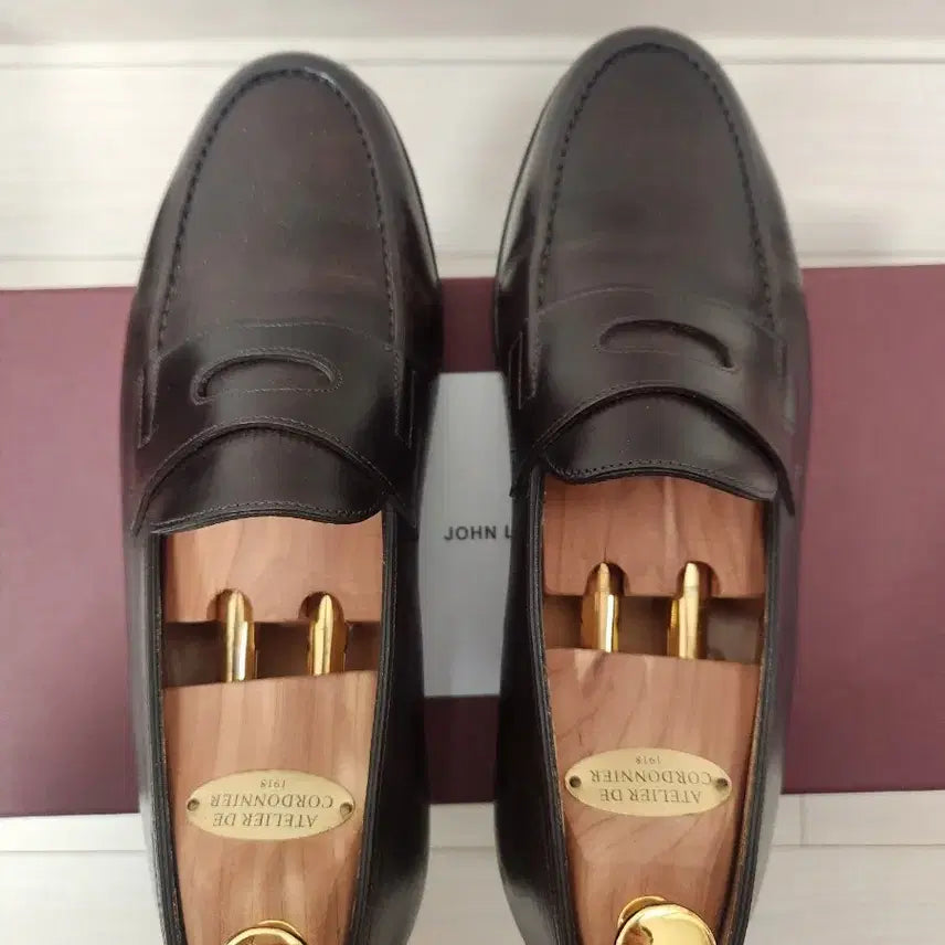 [BUNJANG] John Lobb Lopez Dark Brown Museum Calf Penny Loafers UK 7 / 존롭 로페즈 Dark Brown Museum Calf uk 7