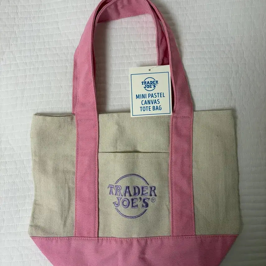 [BUNJANG] Trader Joe's Mini Tote Bag Pink / 트레이더스조 미니
