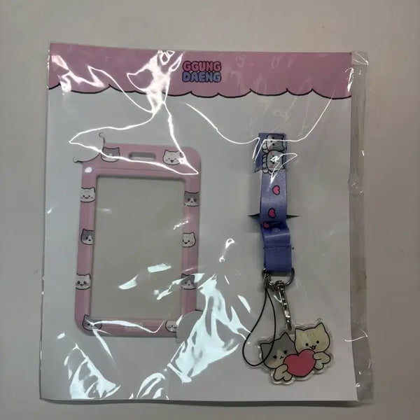 [BUNJANG] SHINee Taemin "KkungDae" Photocard Holder Lanyard Set / 샤이니 태민 꿍댕이 포카홀더 랜야드 포카 포함