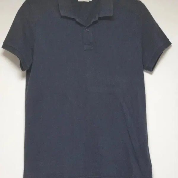 [BUNJANG] Moncler Navy Short Sleeve Polo Shirt / [정품] 몽클레어 네이비 반팔 카라티