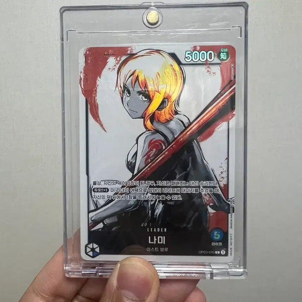 [BUNJANG] One Piece Card Nami Leader Parallel Rare OP03-040 / 원피스 카드 나미 리더 페레럴 레어 OP03-040 판매