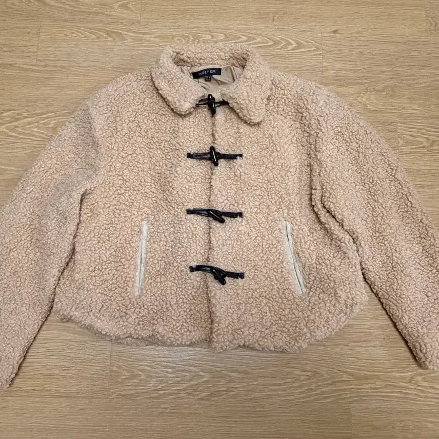 [BUNJANG] Sheepskin Lined Duffle Coat / 수[택 있는 새상품] 뽀글이 떡볶이 자켓 코트