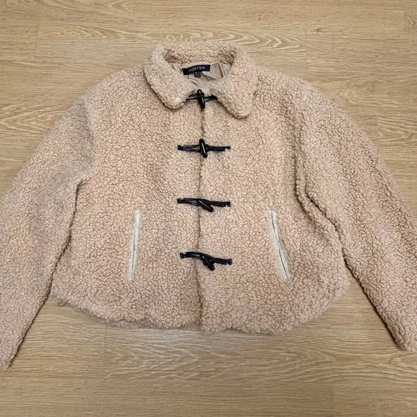 [BUNJANG] Sheepskin Lined Duffle Coat / 수[택 있는 새상품] 뽀글이 떡볶이 자켓 코트