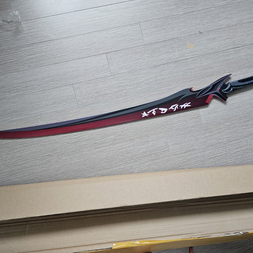 [BUNJANG] League of Legends Yasuo Wooden Sword Prop / 리그 오브 레전드 롤 요네 검 목재 가검 소품