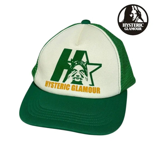 [BUNJANG] Hysteric Glamour Styable Mesh Cap Green / 히스테릭글래머 스타이블 메쉬 캡 그린