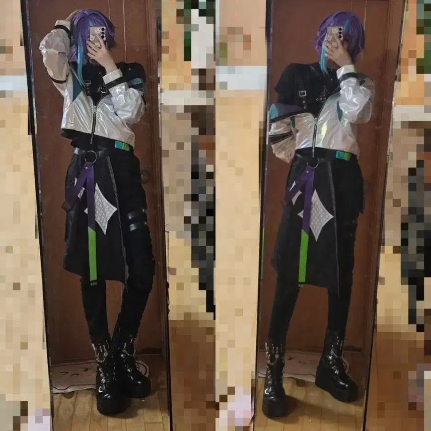 [BUNJANG] Kamishiro Rui Cyberpunk Outfit (S) / 프세카 카미시로 루이 사이버펑크 S 판매