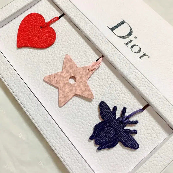 [BUNJANG] Dior Leather Charm Set / 디올 가죽 참 키링 세트