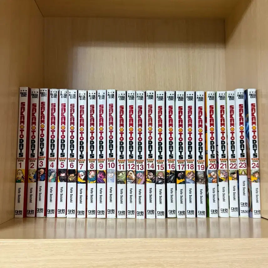 [BUNJANG] Sakamoto Days Manga Volume 1-24 Bundle Set / 사카모토 데이즈 책 1-24권 만화책 일괄