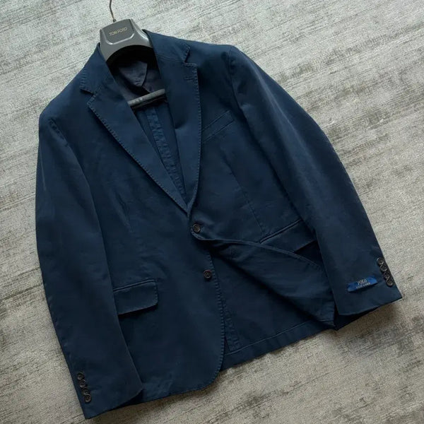 [BUNJANG] Polo Ralph Lauren Dark Navy Garment Dyed Chino Jacket Portugal Made / 폴로 랄프로렌 다크네이비 치노 자켓 portugal made