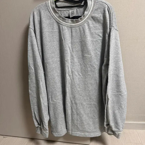 [BUNJANG] YESEYESEE Long Sleeve T-Shirt Gray XL / 예스아이씨 긴팔 티셔츠 그레이 XL