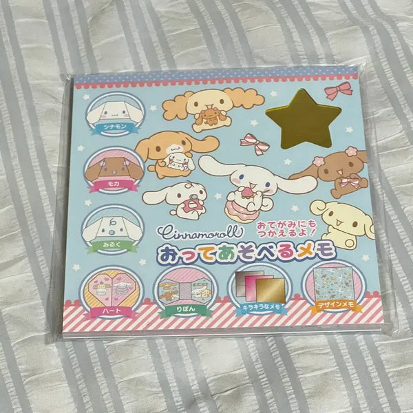 [BUNJANG] Sanrio Cinnamoroll Mocha Espresso Friends Chiffon Cappuccino Milk Memo Pad Set / 고전 문구 시나모롤 모카 에스프레소 메모지 프렌즈들 쉬폰 카푸치노 밀크