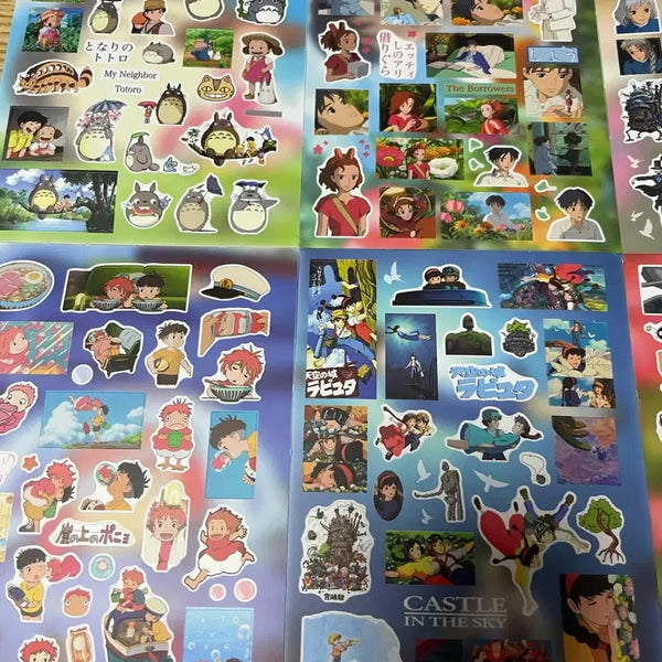 [BUNJANG] Studio Ghibli Sticker Set (8 Designs) / 스튜디오 지브리 스티커 세트(8종)