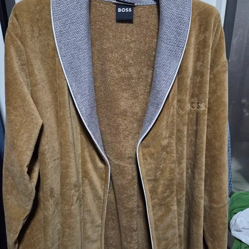 [BUNJANG] BOSS Lounge Robe Bathrobe Brown / BOSS 라운지 가운 배스로브 브라운