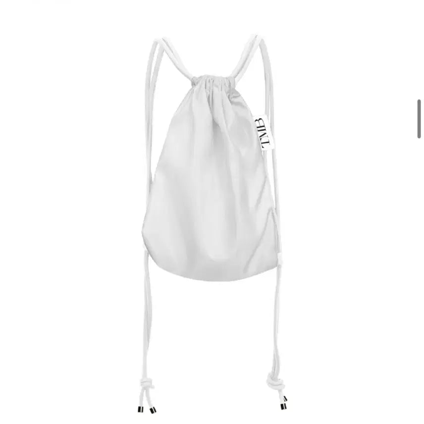 [BUNJANG] Trimming Bird White String Bag / 트리밍버드 화이트 스트링 백 가방
