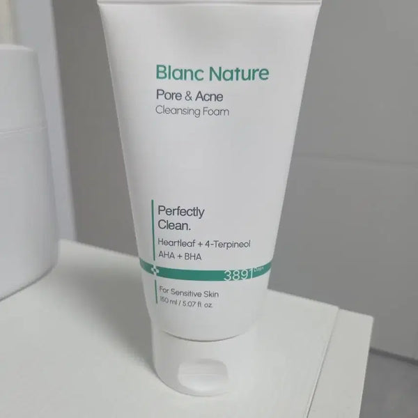[BUNJANG] Blanc Nature Acne Cleansing Foam 150ml / 여드름 클렌징폼