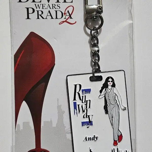[BUNJANG] The Devil Wears Prada 2 Andy Employee ID Card Keychain / 악마는 프라다를 입는다2 앤디 키링 사원증 키링
